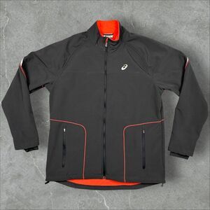 Asics Men's Ultra Waterproof Running Jacket W/ Reflective Strip and Vents - XL